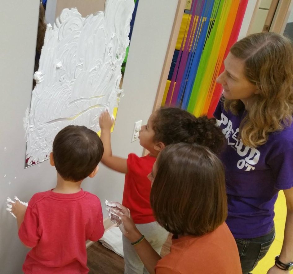 Drawing in shaving cream