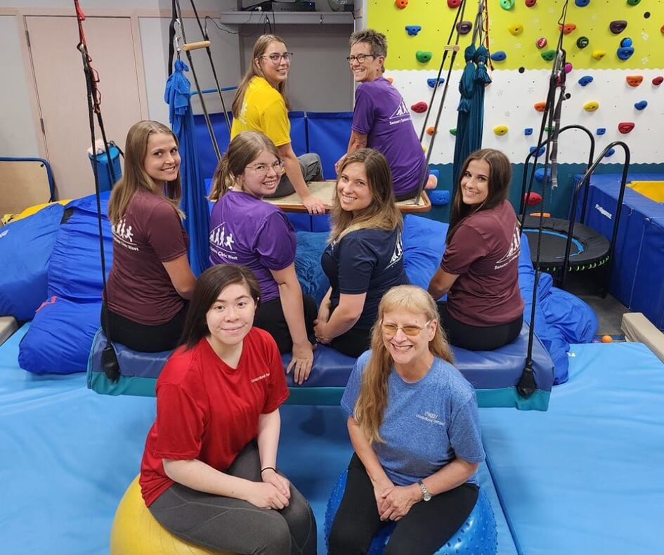 Staff posing in the clinic